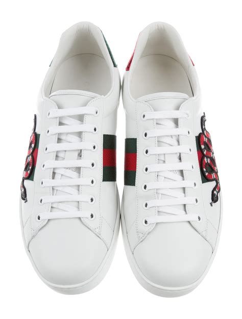 gucci ace sneakers snake black|Gucci snake sneakers women's.